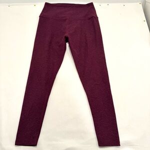 Beyond Yoga Large High-Waist Leggings Burgundy